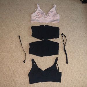 Pumping and nursing bras M, L and adjustable